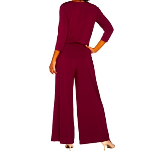 LIKE NEW!!!♥️ Joan Rivers 3/4 Sleeve Jumpsuit - Picture 2 of 14